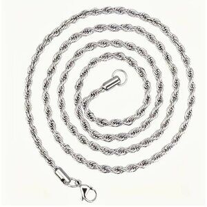 22 Inch Stainless Steel Snake Chain Necklace - Unisex Chain - Replacement Chain